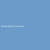 Mittelmäßige Eisen-Platte