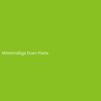 Mittelmäßige Eisen-Platte